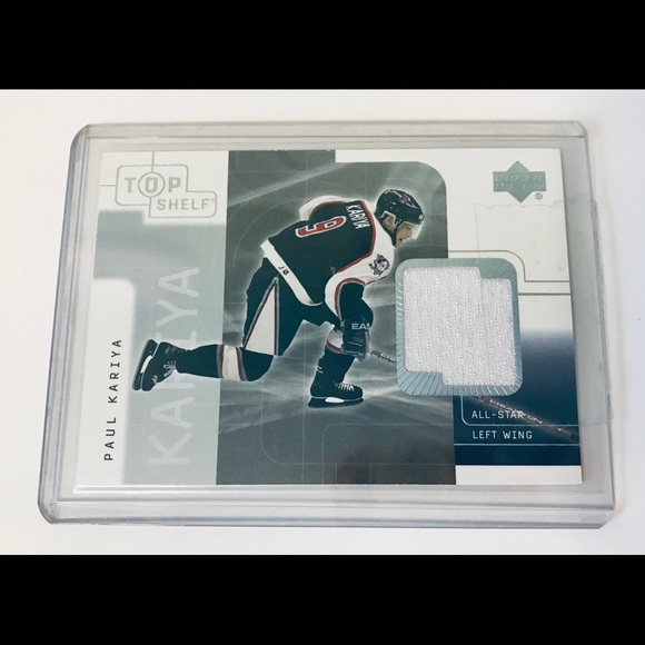 Upper Deck Other - 2002 upper deck Top Shelf Paul Kariya Game Used Jersey Card